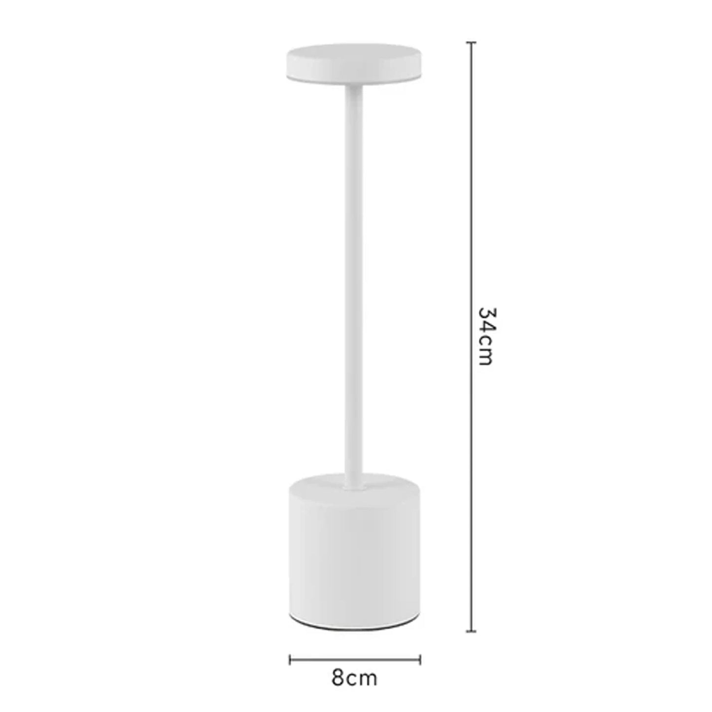 Rechargeable LED Table Lamp: 3 Colors