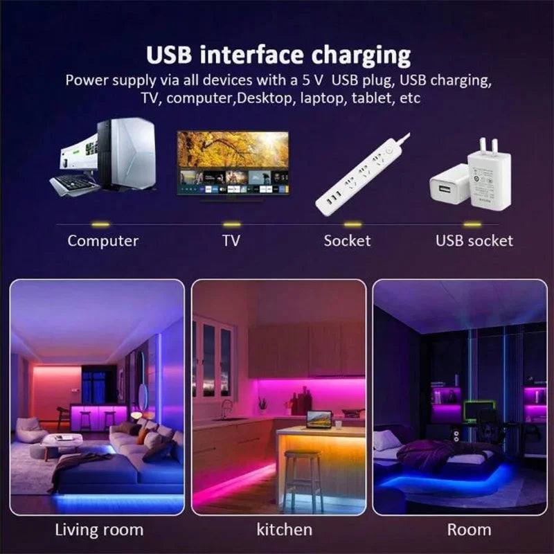 Colorful Ambiance with WiFi LED Strips