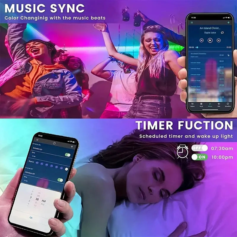 Colorful Ambiance with WiFi LED Strips