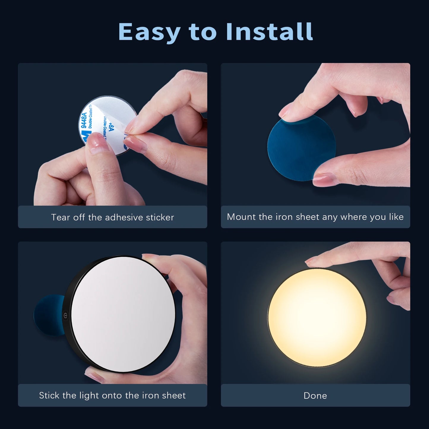 Touch-Controlled LED Night Light