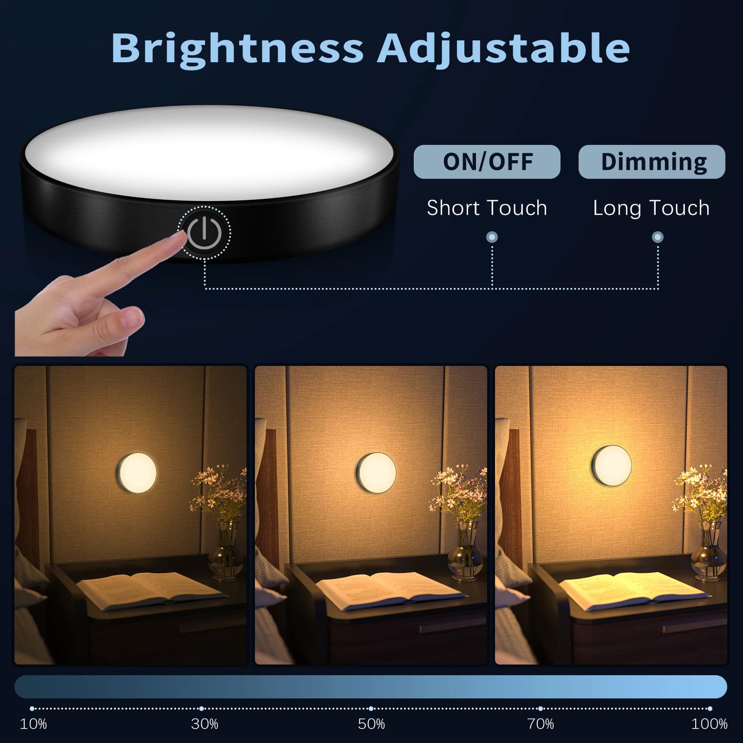 Touch-Controlled LED Night Light