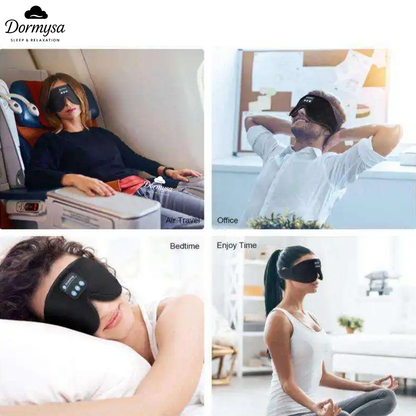 DORMYSA 3D Bluetooth Sleep Mask with Headphones