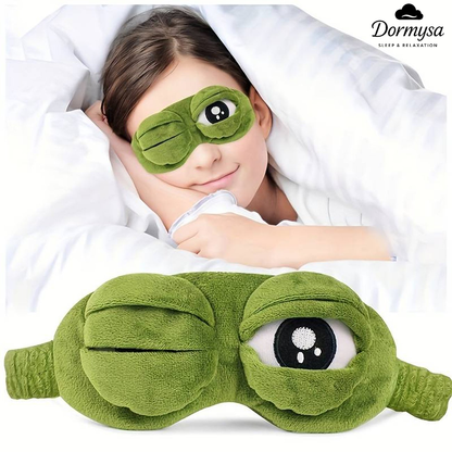 DORMYSA 3D Sad Frog Sleep Mask