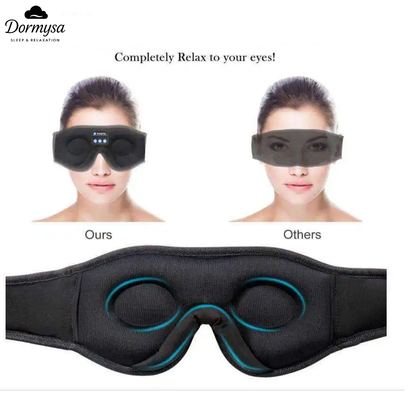 DORMYSA 3D Bluetooth Sleep Mask with Headphones