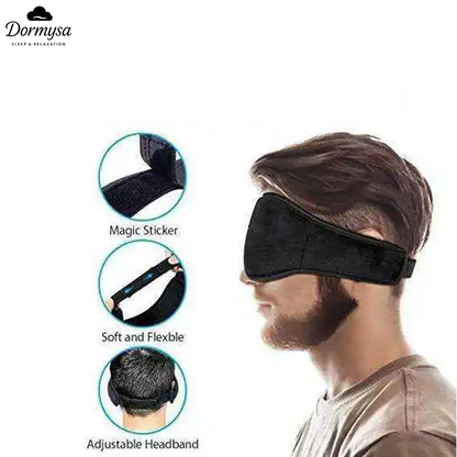 DORMYSA 3D Bluetooth Sleep Mask with Headphones