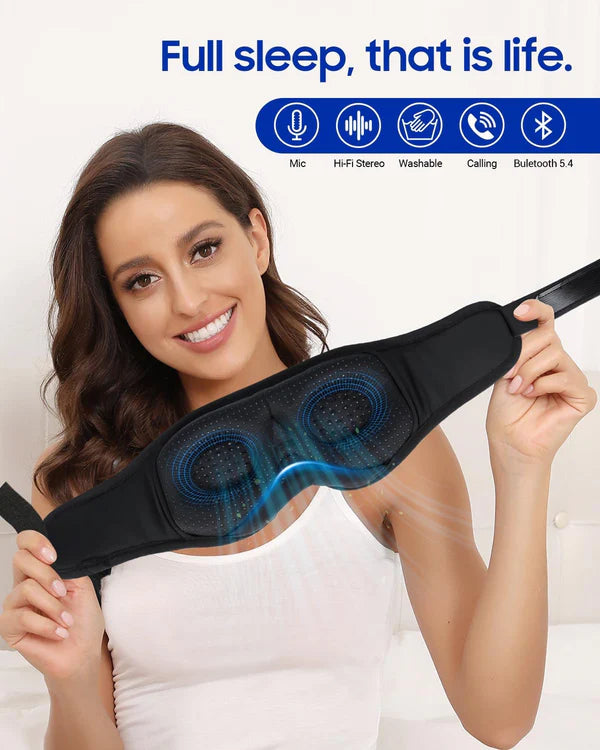 DORMYSA 3D Bluetooth Sleep Mask with Headphones