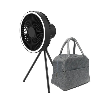 Portable 3-in-1 Camping Fan with PowerBank