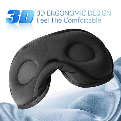 DORMYSA 3D Bluetooth Sleep Mask with Headphones